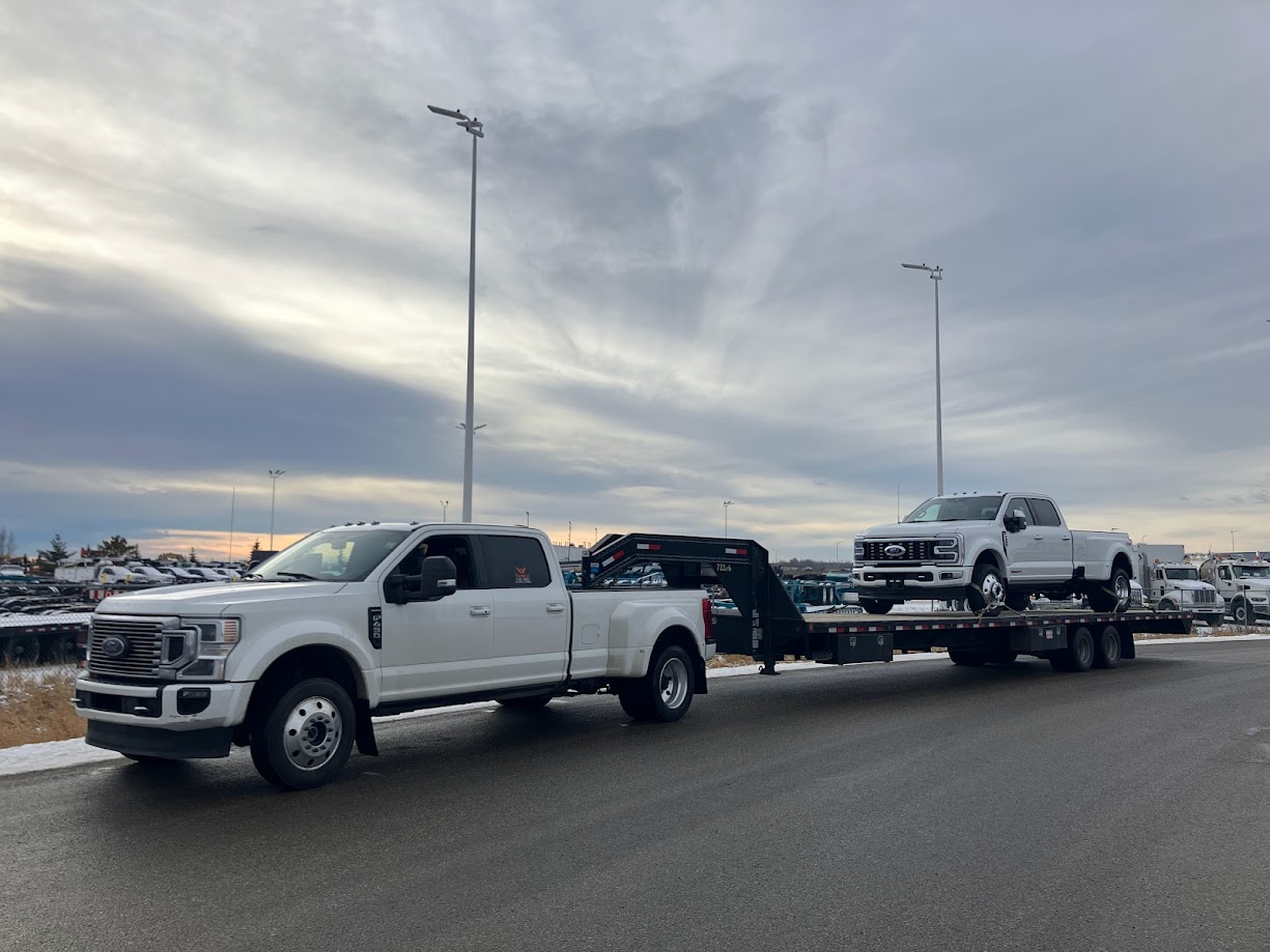 Air-Ride Open Deck Transport and Hot Shot Services throughout Western Canada